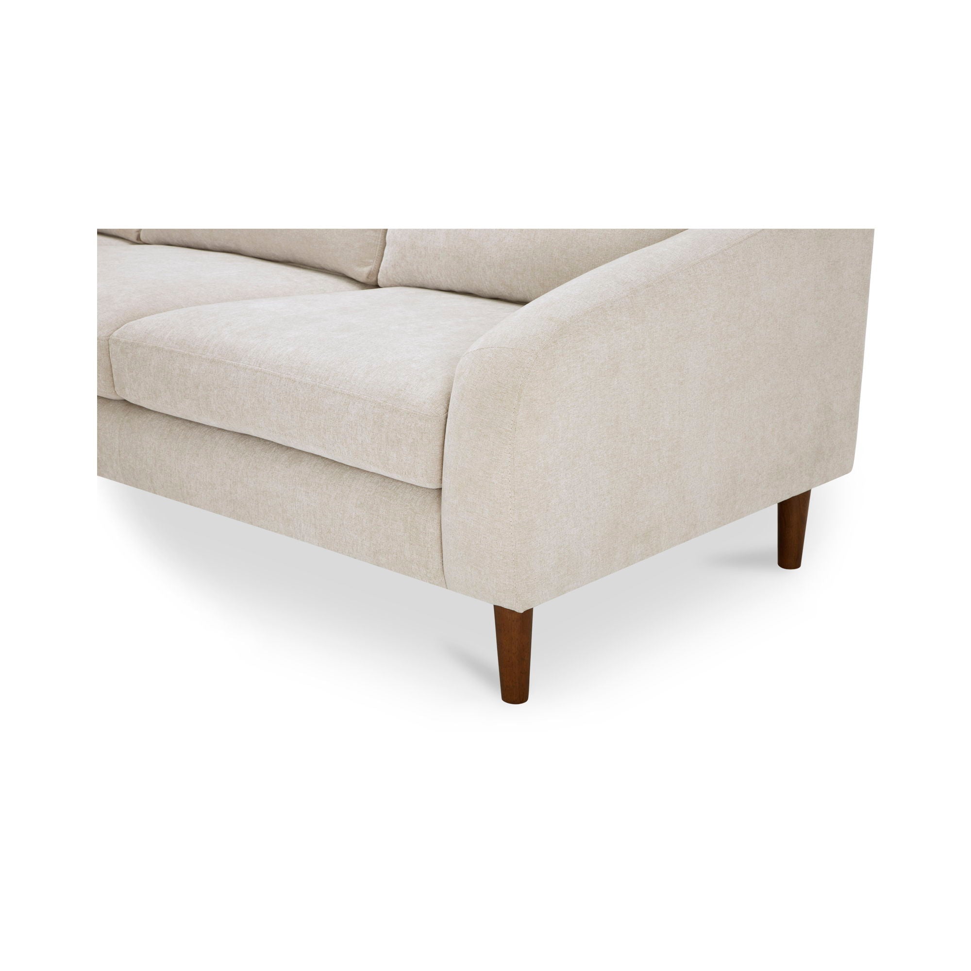 Quinn - Sectional - Oatmeal-Stationary Sectionals-American Furniture Outlet
