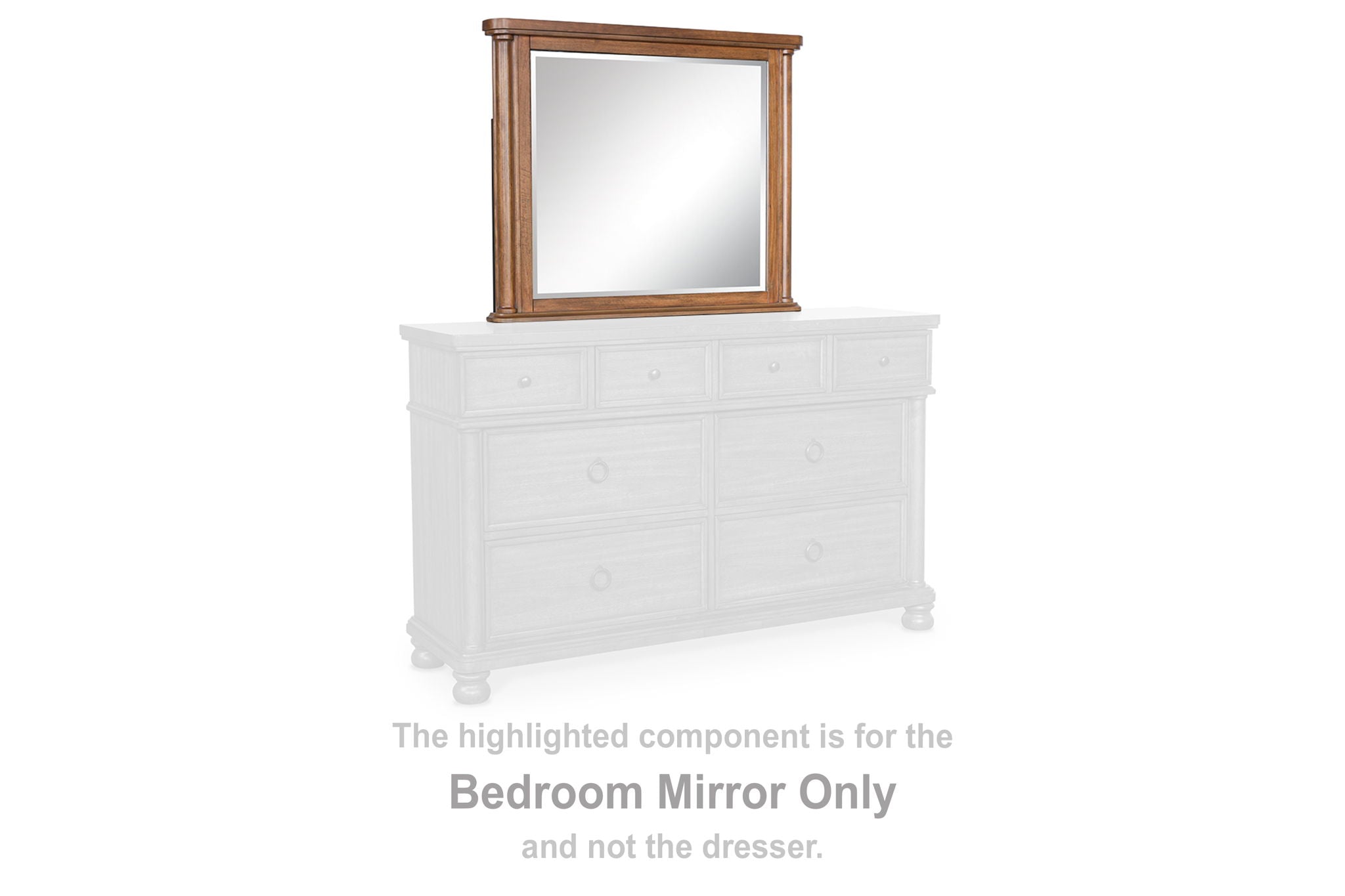 Rowlenstown - Brown - Bedroom Mirror
