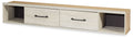 Cambeck - Q/K Side Storage w/Rail - Whitewash
