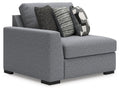 Bealton - LAF Corner Chair - Salt And Pepper