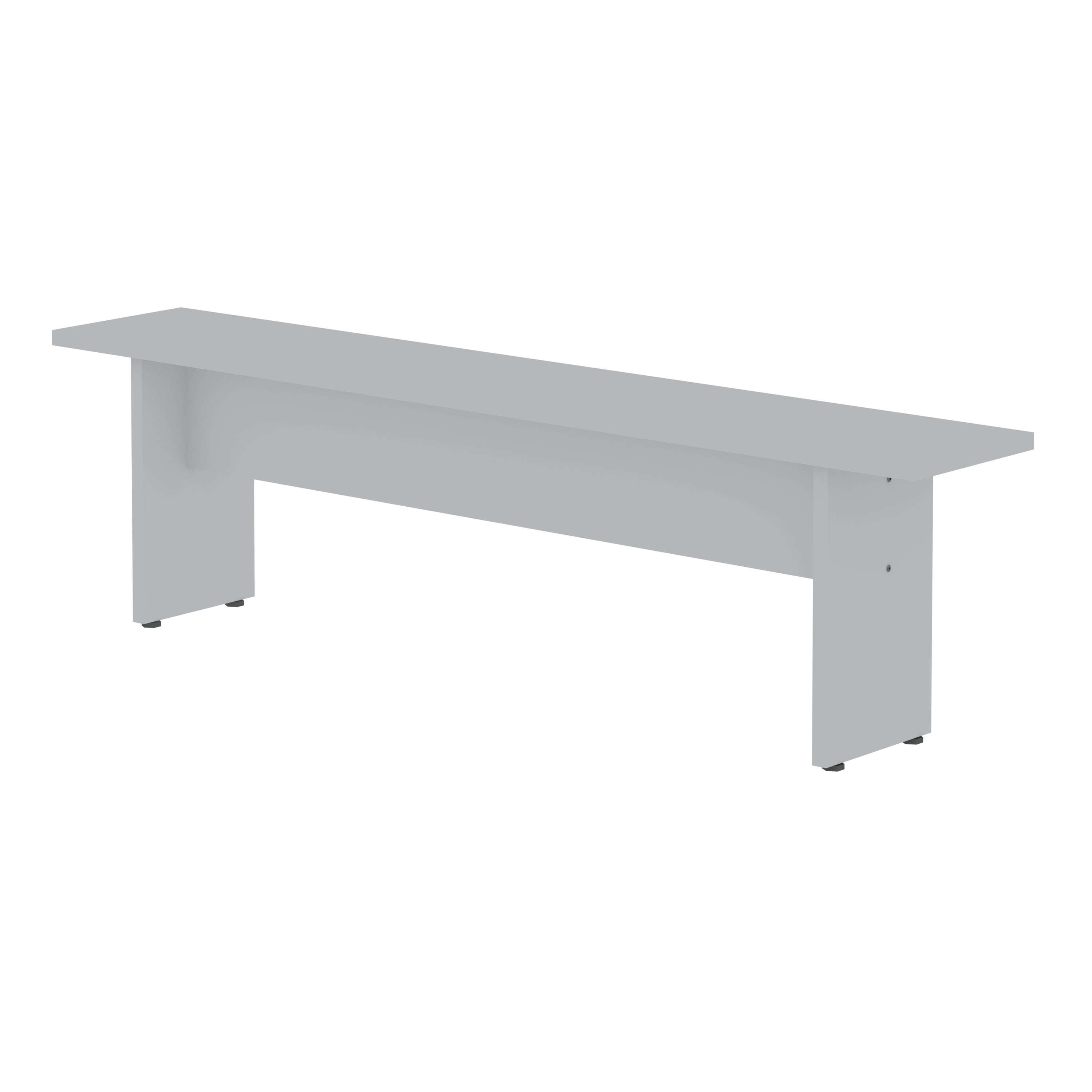 White Nomad Dining Bench - Modern & Elegant Seating