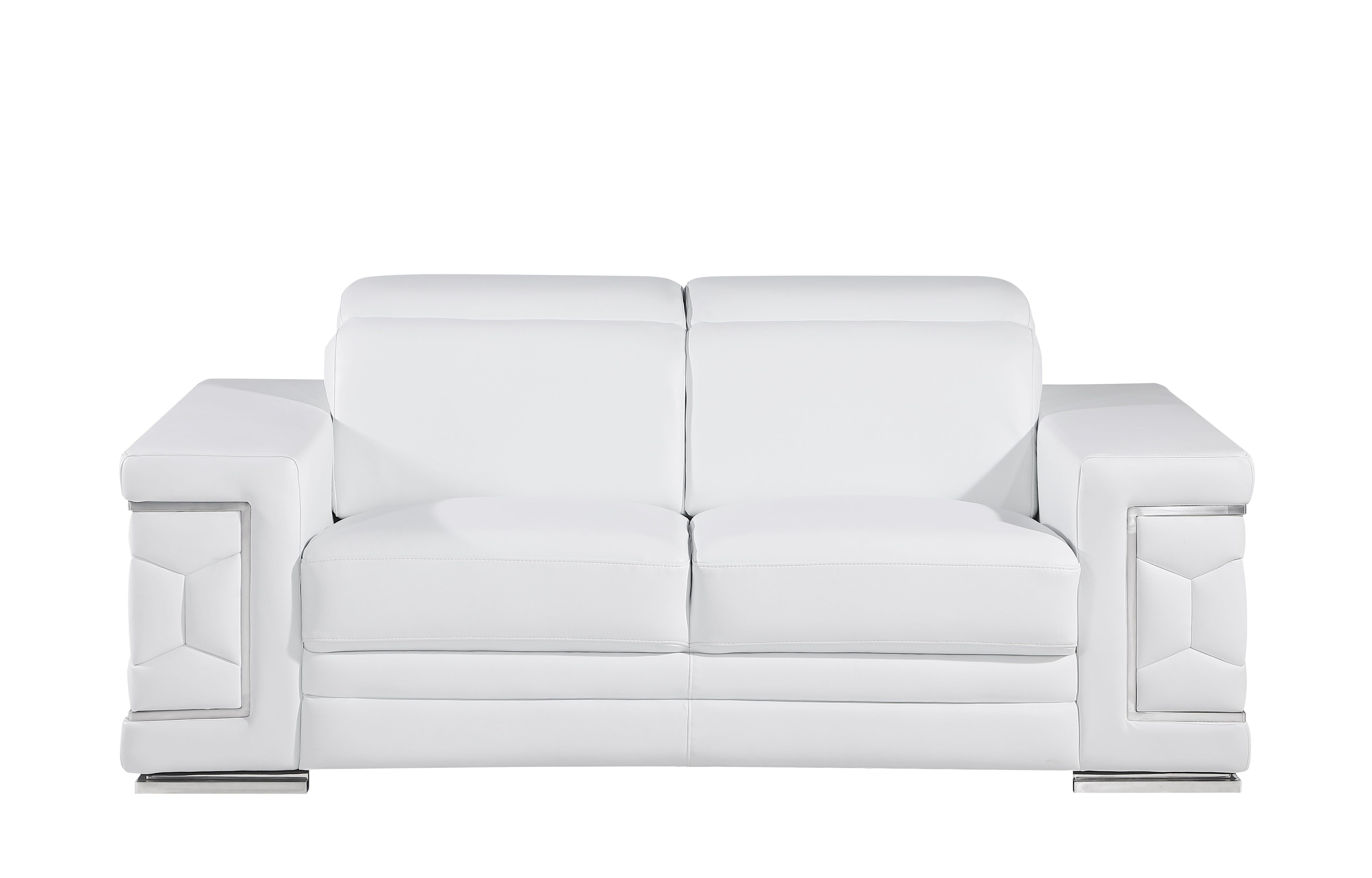 296 - Genuine Leather Loveseat