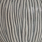 Ceramic lamp base texture in gray with vertical ridges