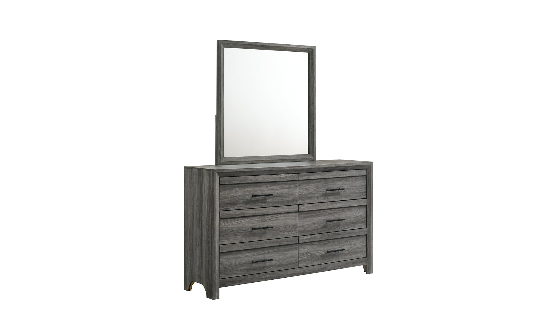Denver Modern 4 Pc Twin Bedroom Set - Gray