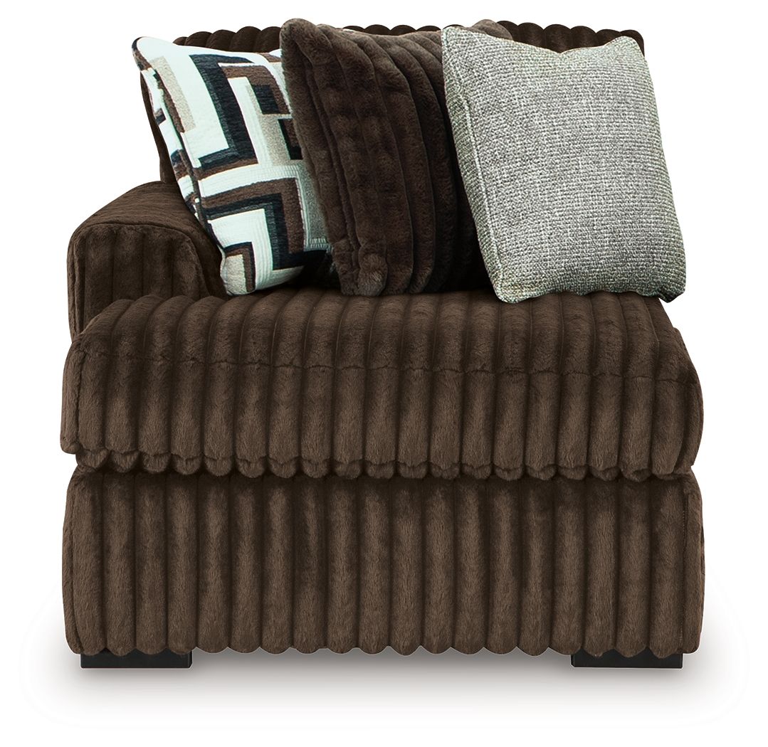 Midnight-Madness - Chocolate - LAF Corner Chaise