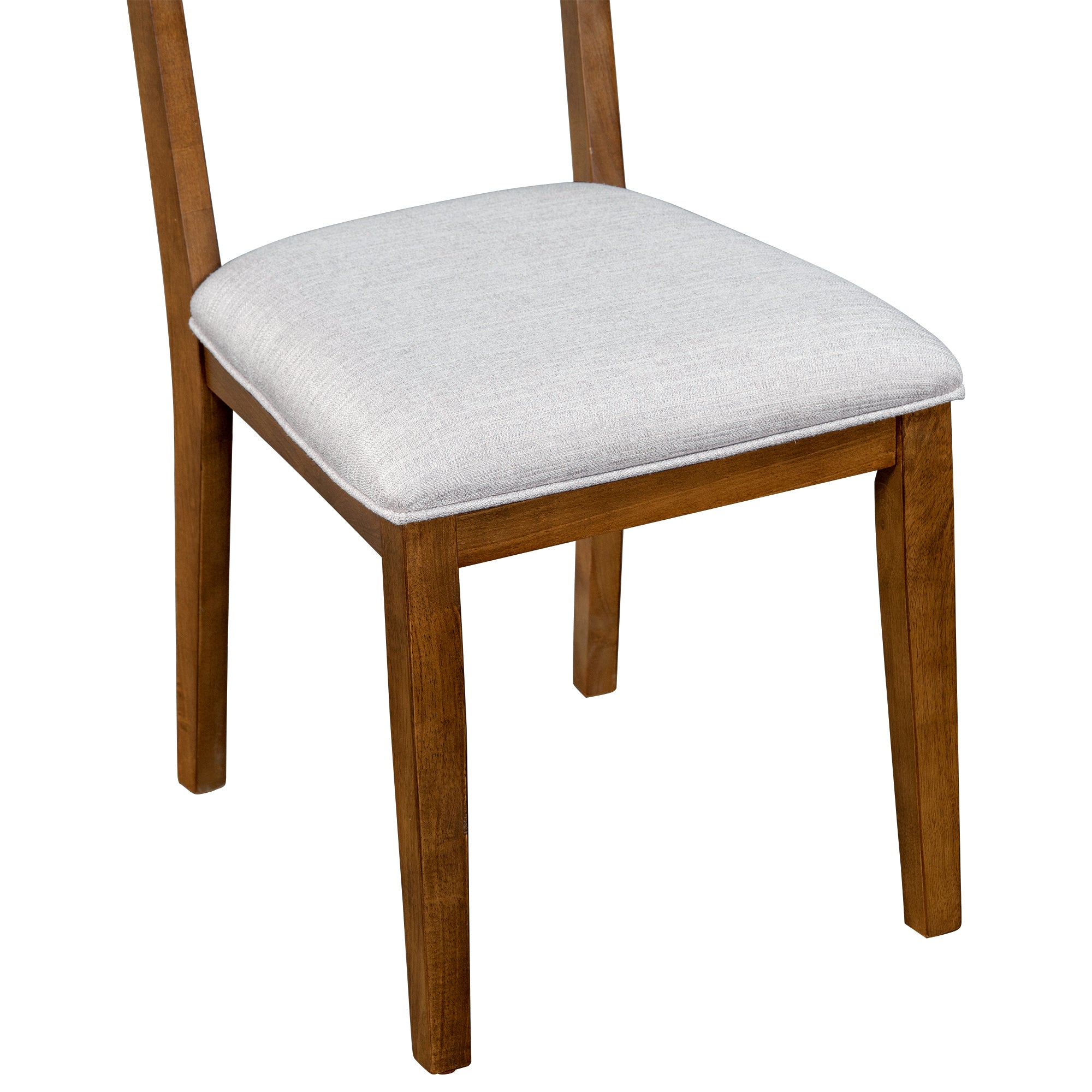 Rustic 5-Piece Dining Table Set, 59"