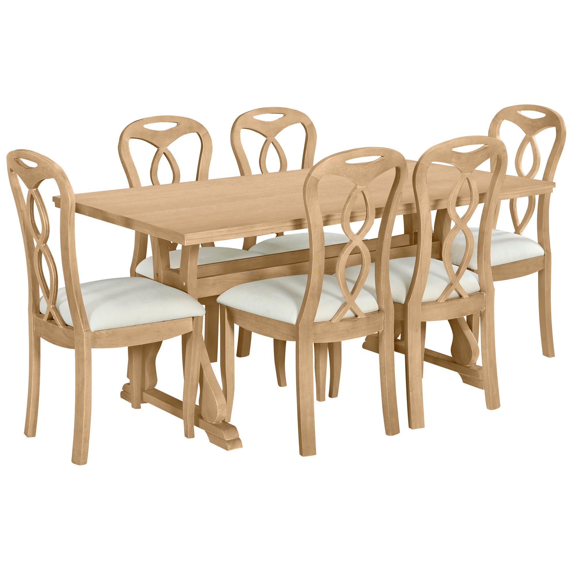 Retro 7-Piece Dining Set