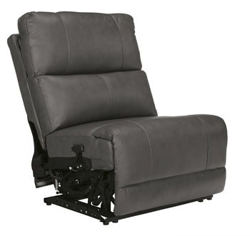 Bleckley - Power Armless Recliner With Adjustable Headrest - Anchor
