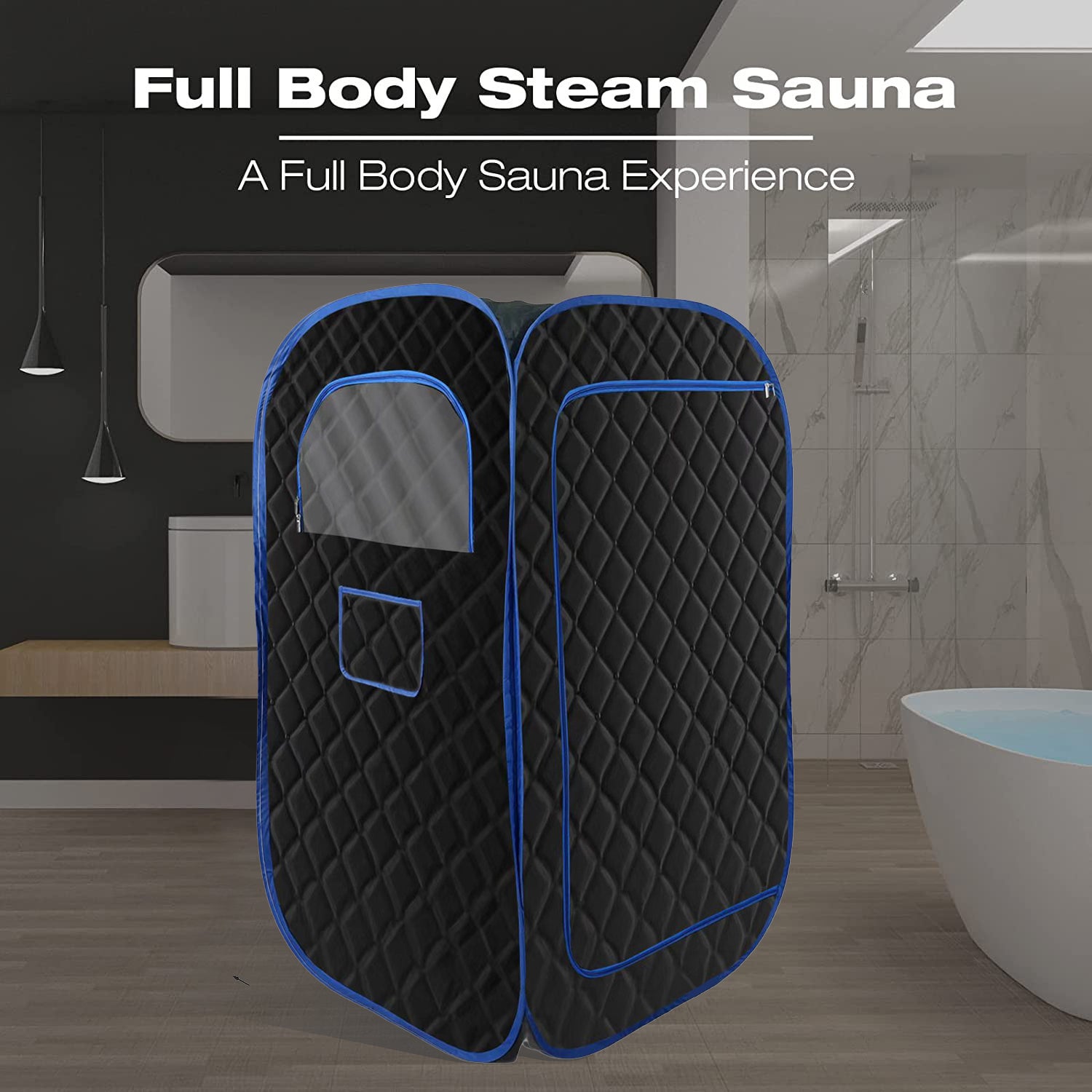 Portable Steam Sauna - Home Spa Detox (Black)
