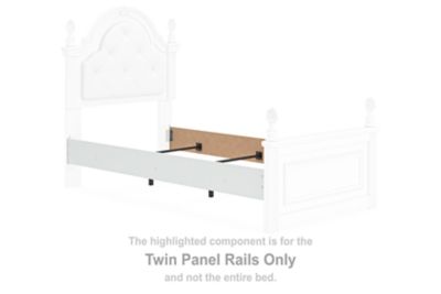 Kozlani - Twin Panel Rails - White