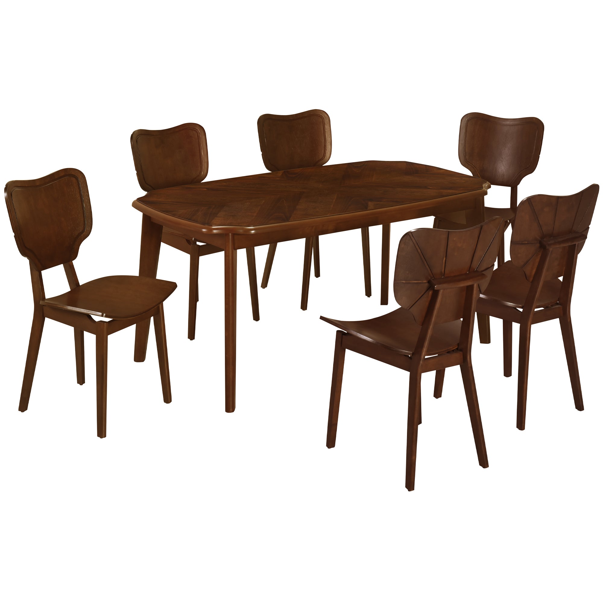 Vintage 7-Pc Dining Set, Espresso