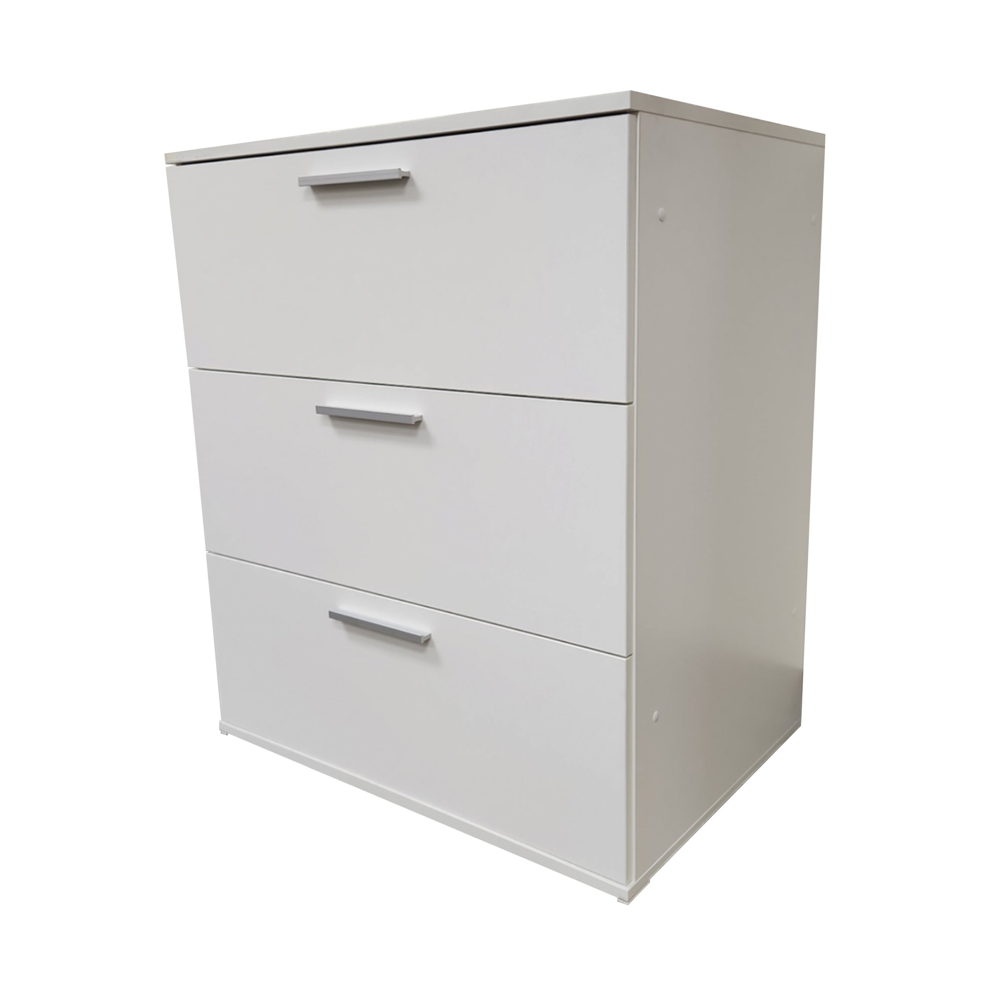 Morgan 3-Drawer Modular Jumbo White Wood Chest - Transformable