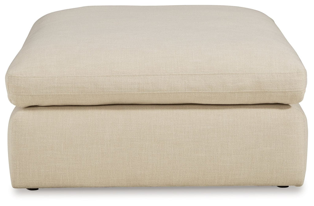 Elyza - Oversized Accent Ottoman - Linen