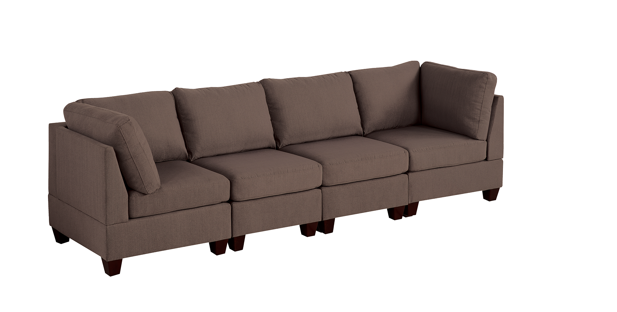 Modular Set - 4PC Black Coffee | Versatile Home Furniture