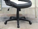 Black & White Upholstered Office Chair | Gaming & Work Comfort