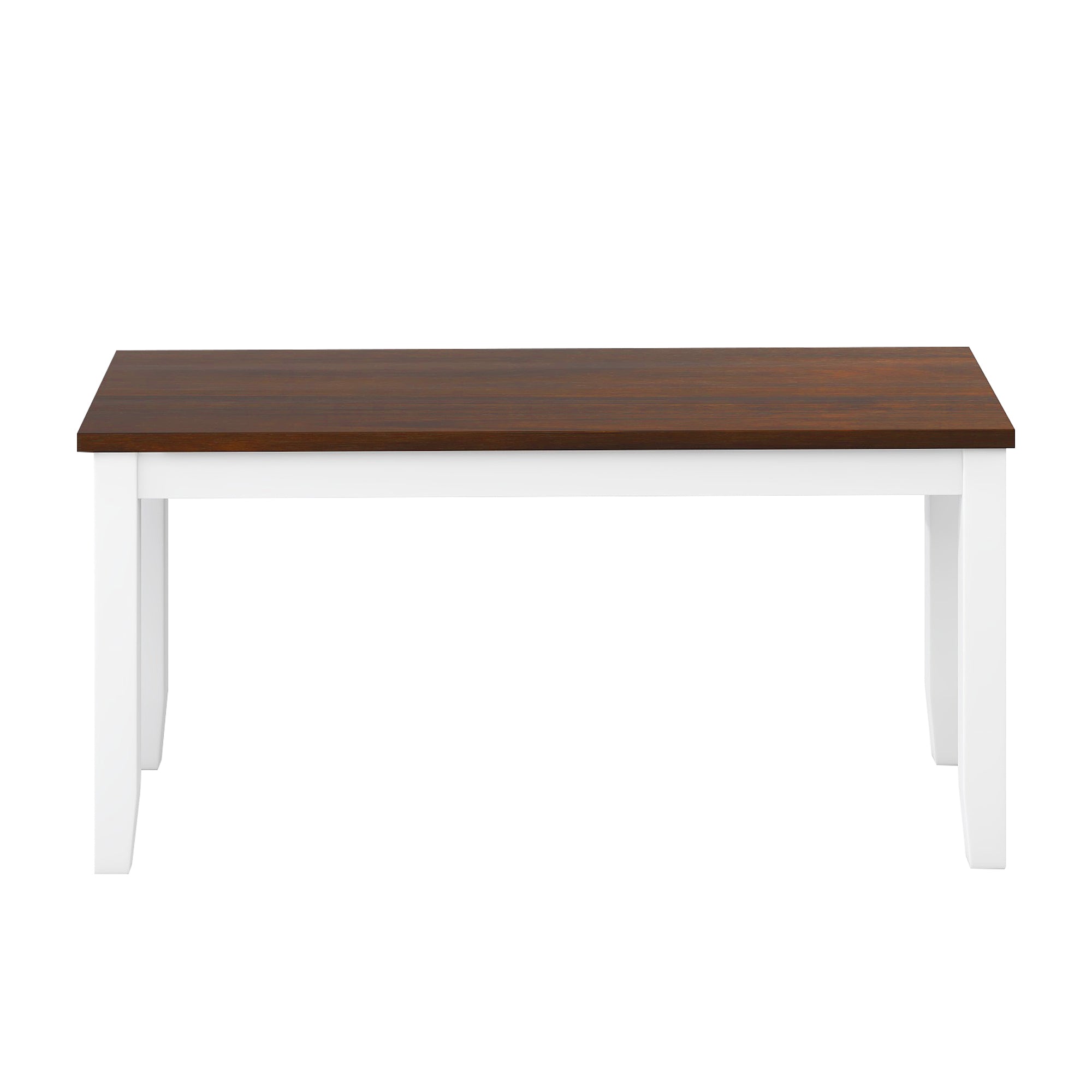 Farmhouse Dining Set, 6-Piece Rustic Kitchen Table w/Bench