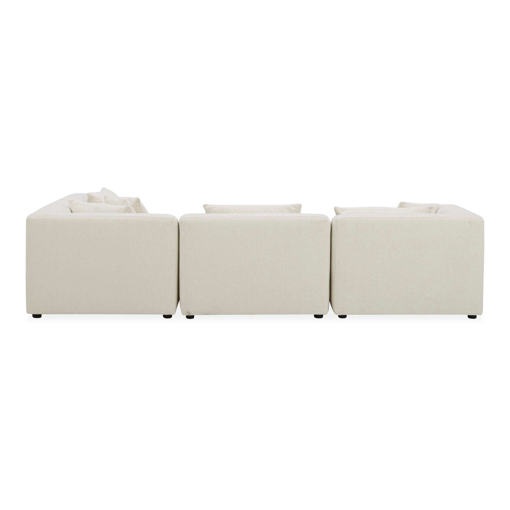 Lowtide - Alcove Modular Configuration - Warm White-Stationary Sectionals-American Furniture Outlet
