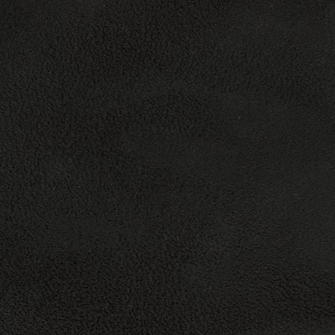 Black ottoman upholstery fabric close-up with textured weave.