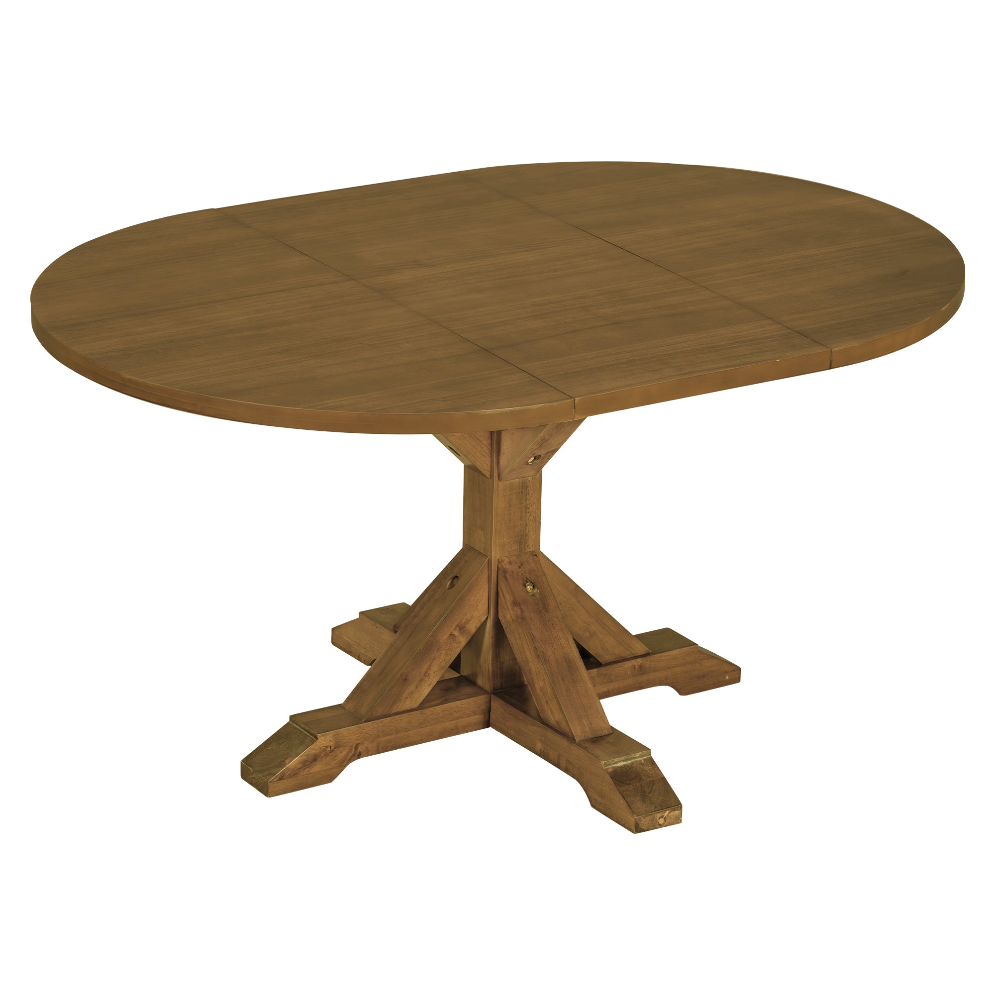 Farmhouse 60" Extendable Dining Table Set - 6 Pcs