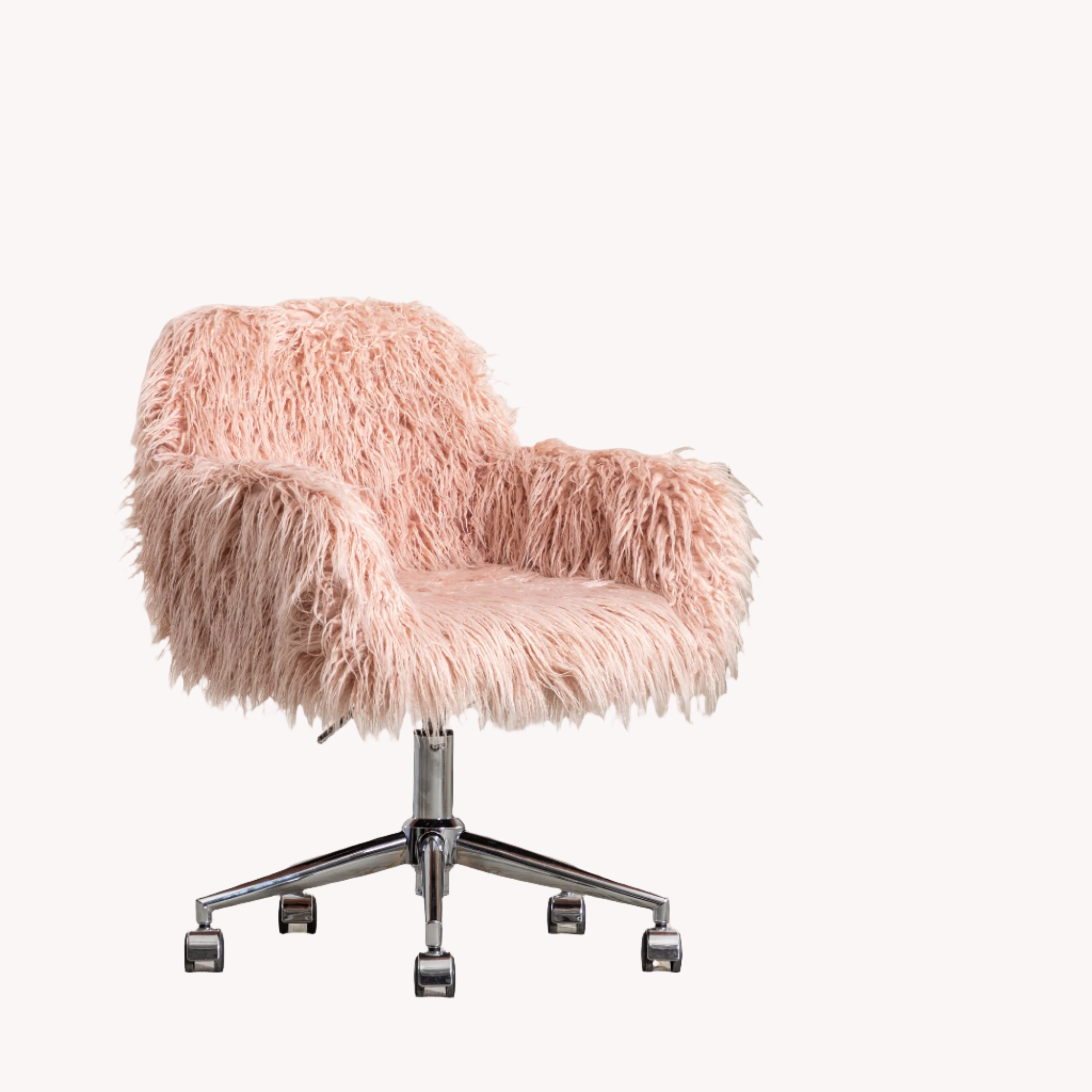 Fluffy Home Office Chair | Makeup Vanity Chair for Girls