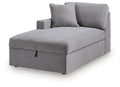 Modmax - LAF Corner Chaise With Storage - Granite