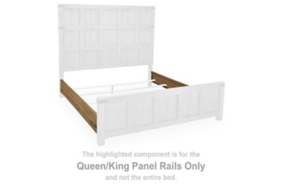 Ridgester - Queen/King Panel Rails - Light Brown
