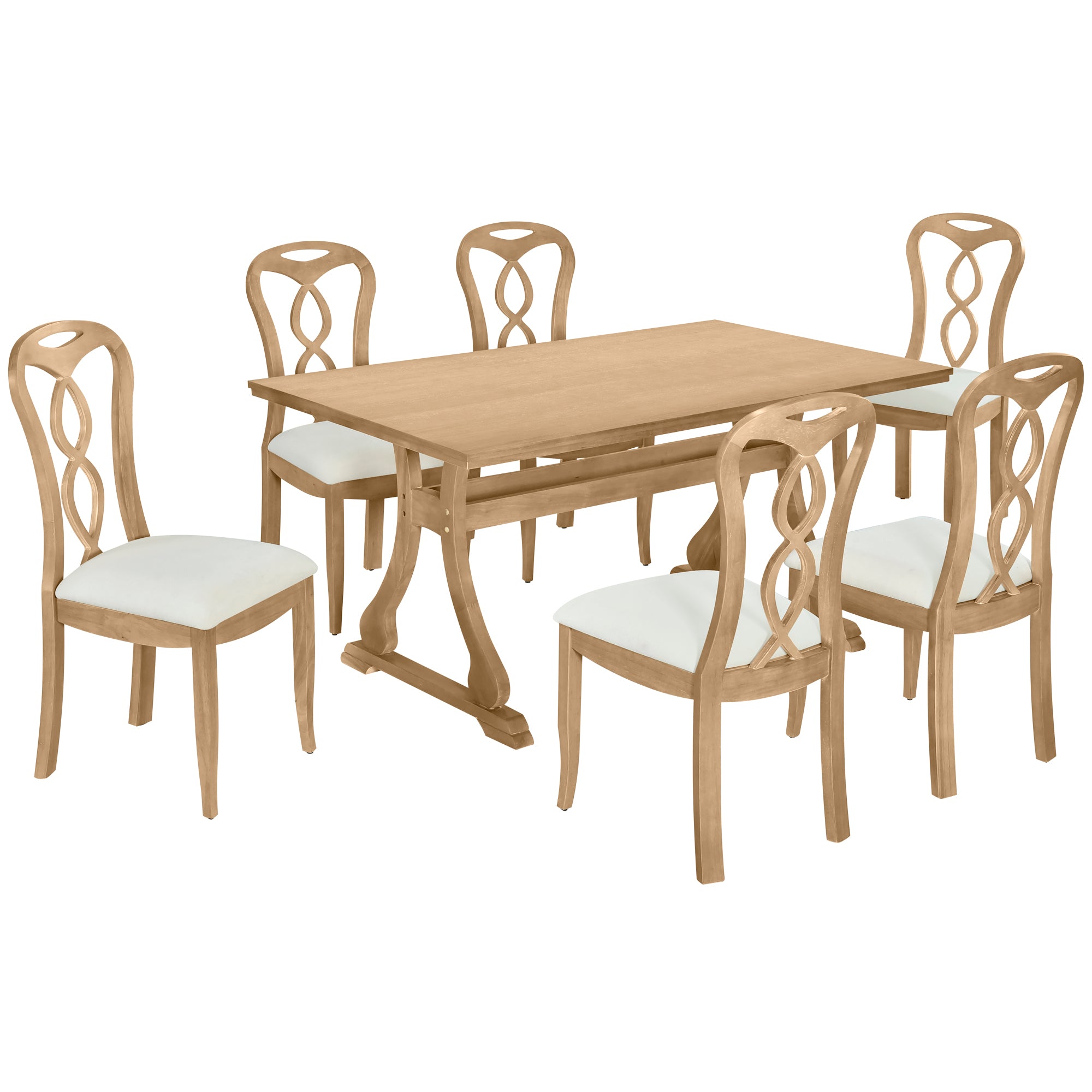 Retro 7-Piece Dining Set