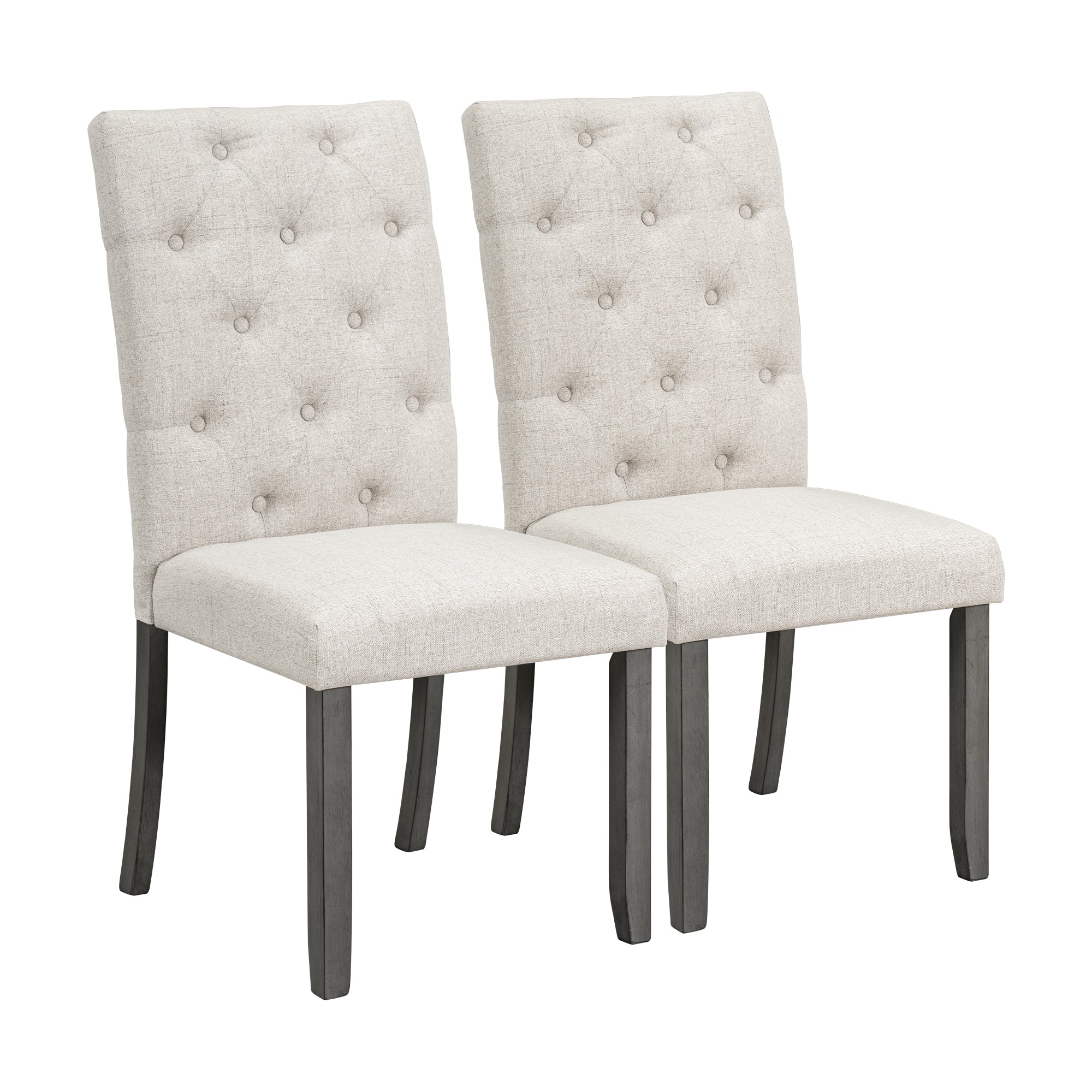 6-Pc Farmhouse Dining Set - Gray