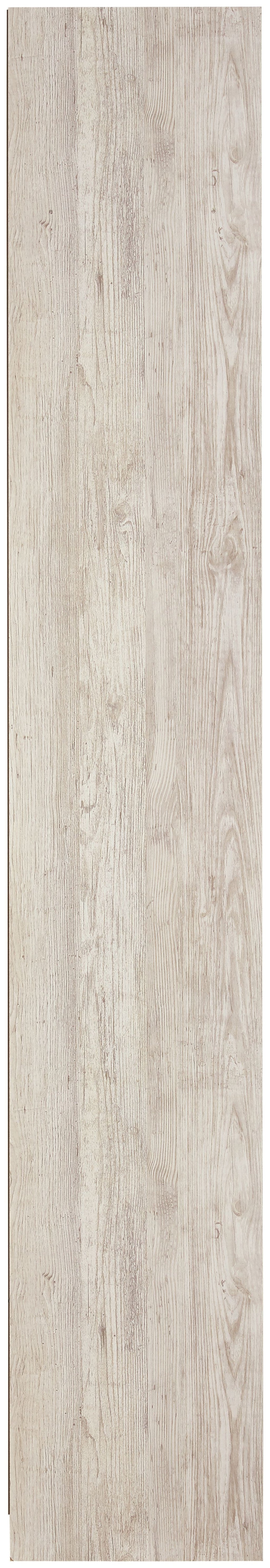 Whitewash wood bookcase side panel