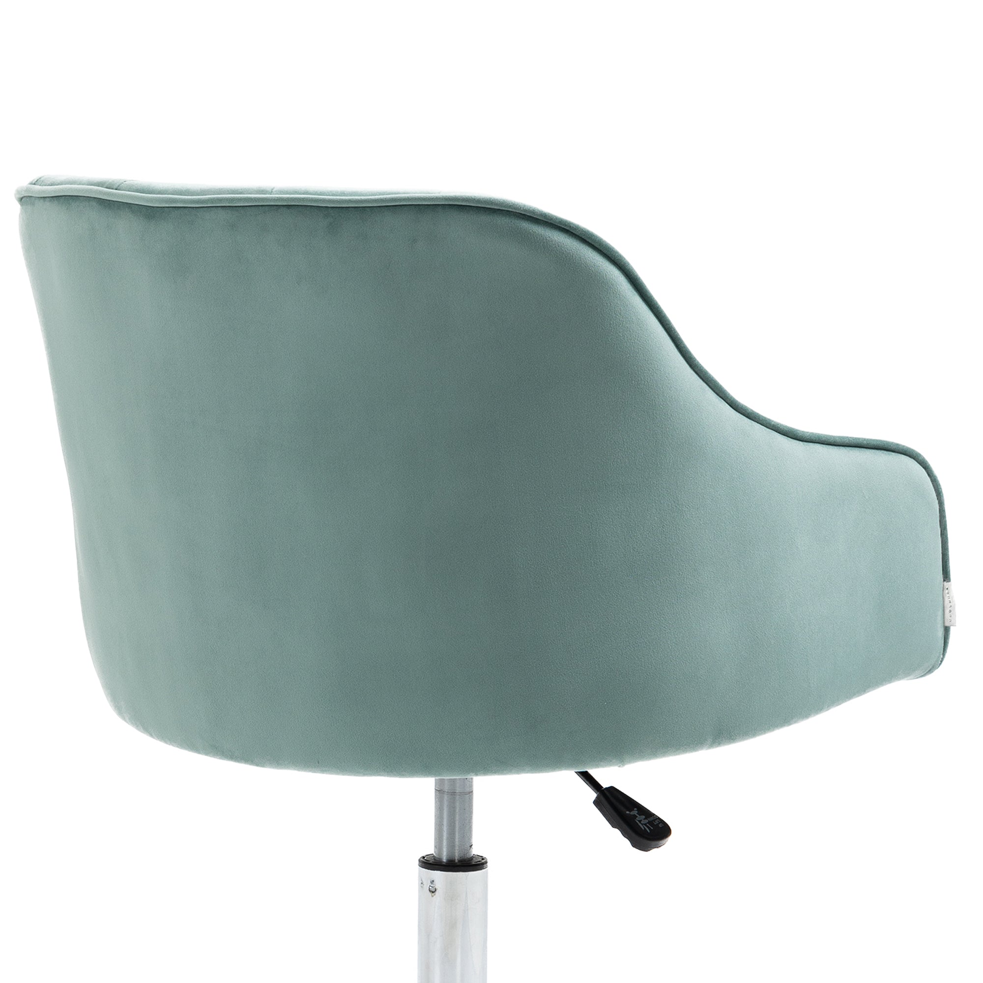 Velvet Swivel Home Office Desk Chair- Mint Green