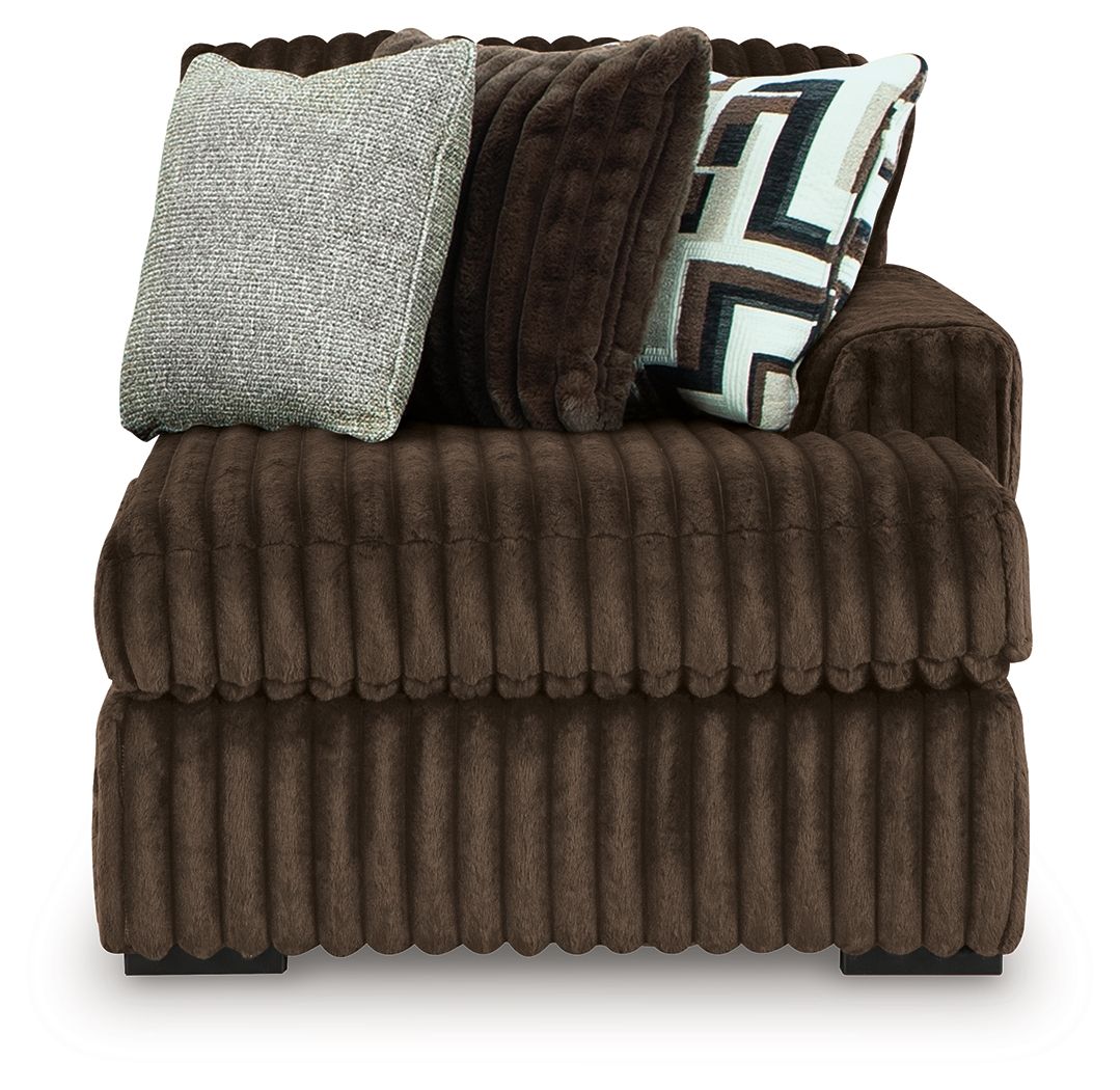 Midnight-Madness - Chocolate - RAF Corner Chaise