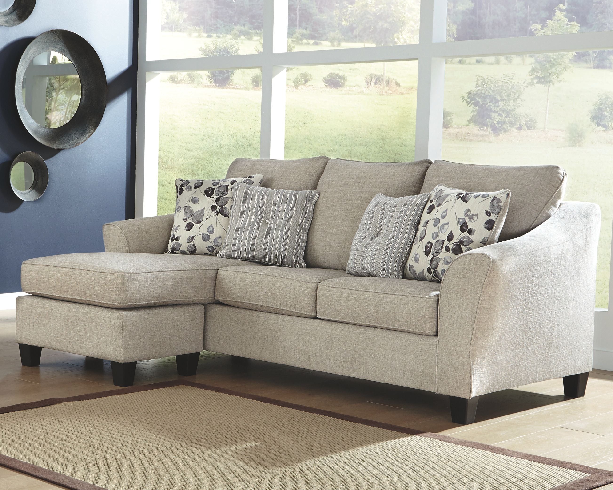 Abney - Driftwood - Sectional Sofa-Ashley Furniture-American Furniture Outlet