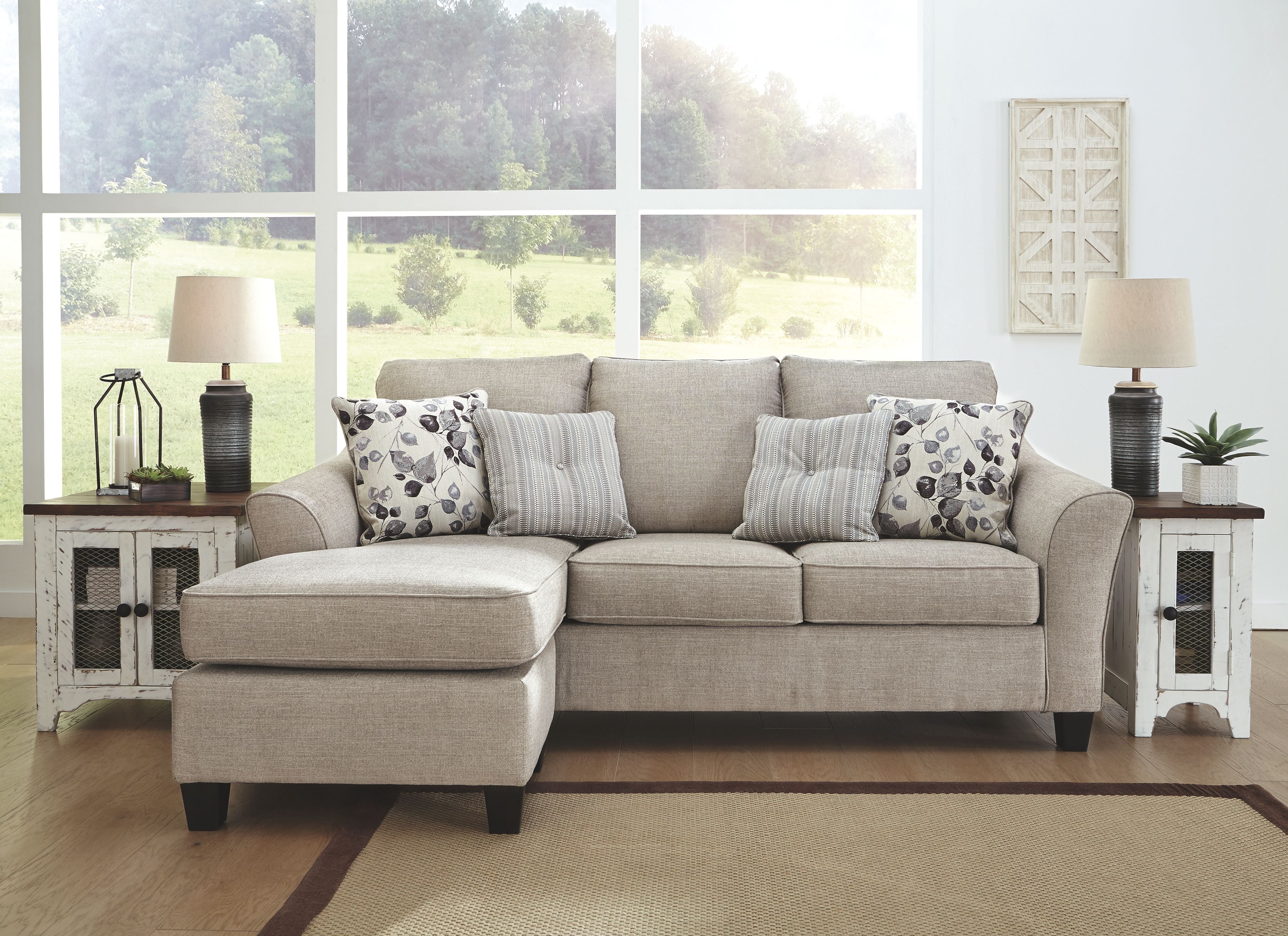 Abney - Driftwood - Sectional Sofa-Ashley Furniture-American Furniture Outlet