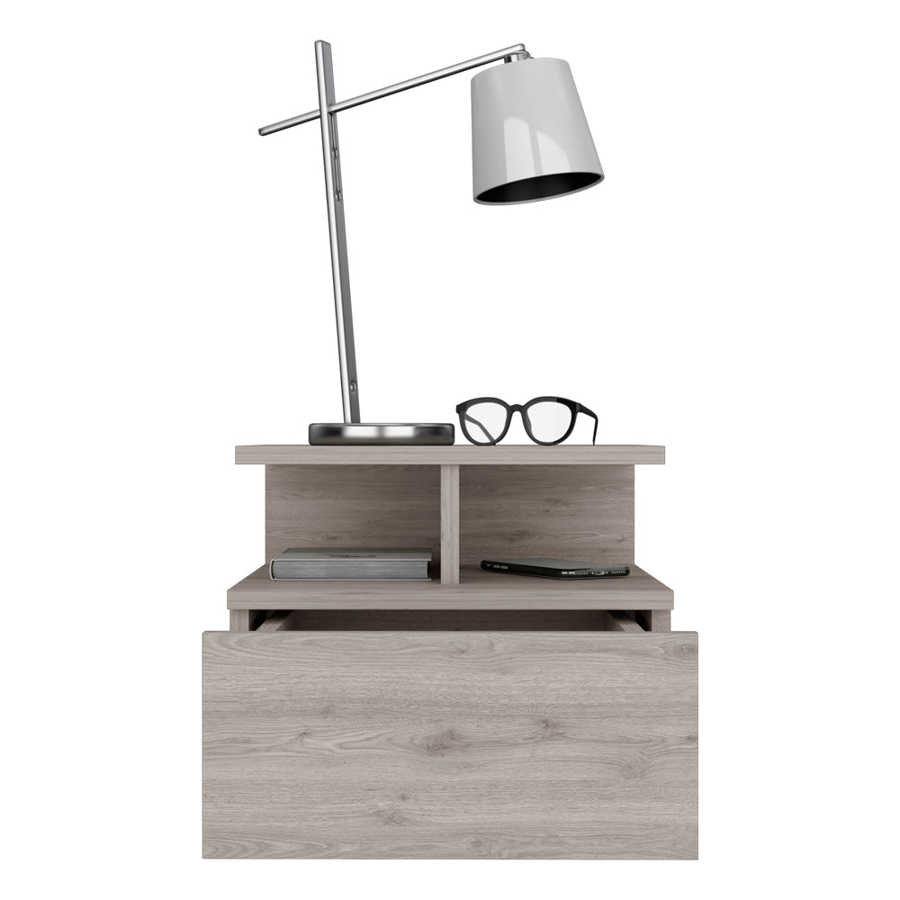 Adele Floating Nightstand - Modern Bedside Table-American Furniture Outlet