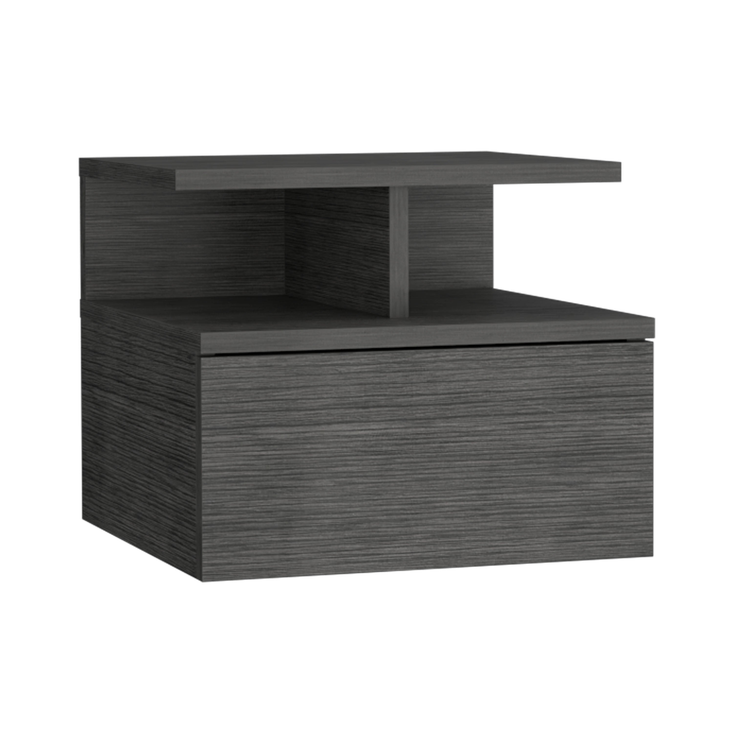 Adele Floating Nightstand - Modern Bedside Table-American Furniture Outlet