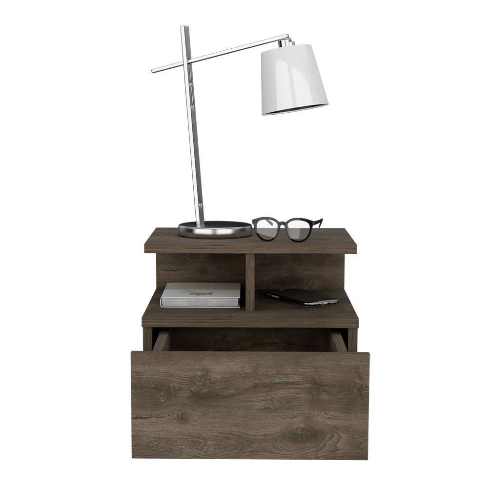 Adele Floating Nightstand - Modern Bedside Table-American Furniture Outlet