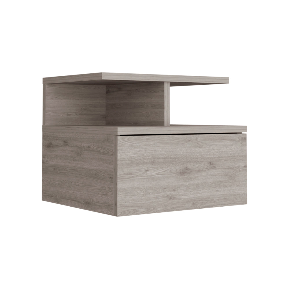 Adele Floating Nightstand - Modern Bedside Table-American Furniture Outlet