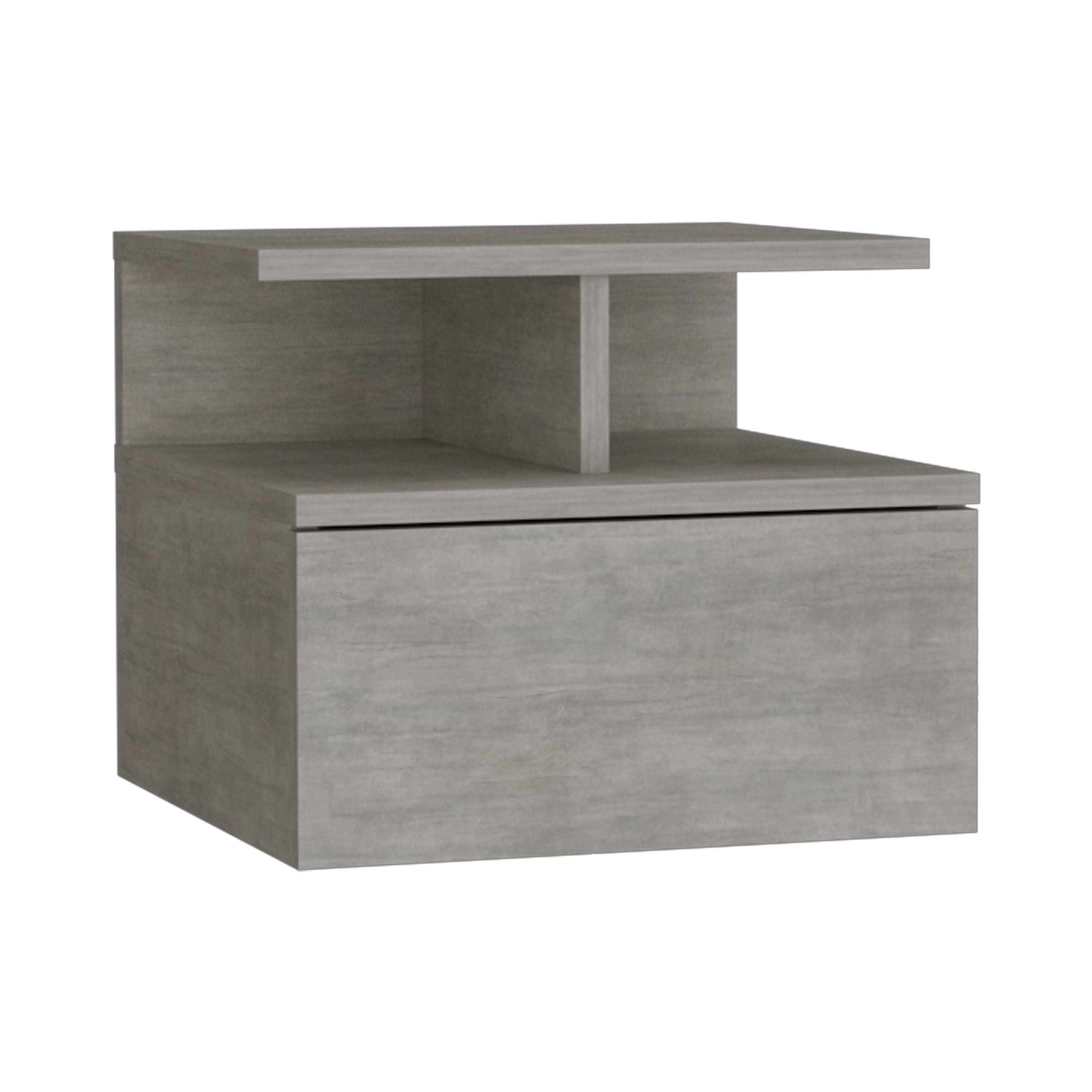 Adele Floating Nightstand - Modern Bedside Table-American Furniture Outlet