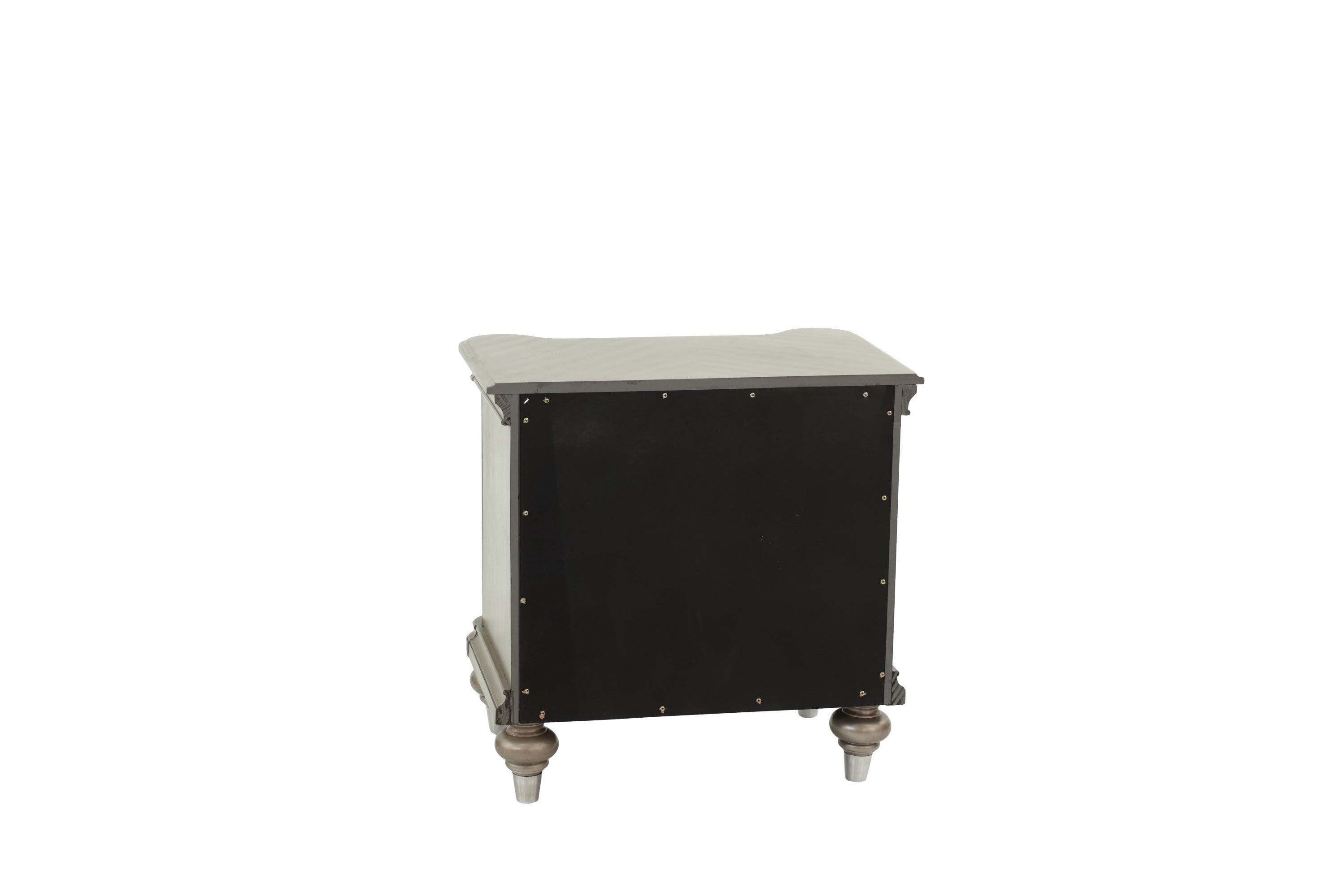 Antique Silver Nightstand-American Furniture Outlet