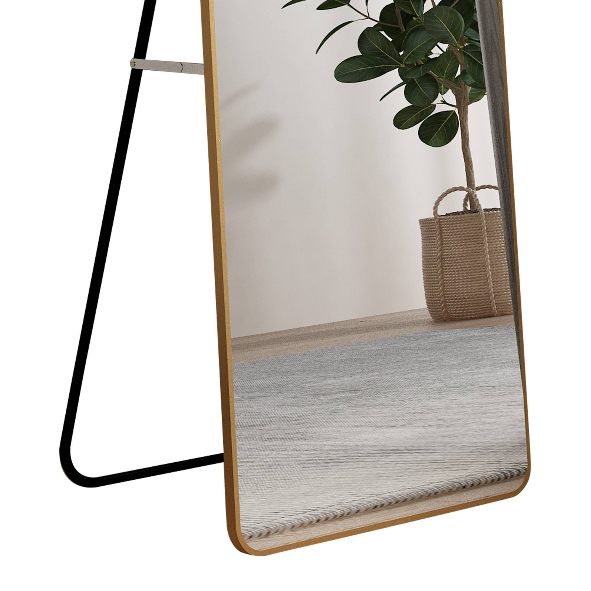 Arched Full Length Mirror | Floor & Wall Mountable-American Furniture Outlet