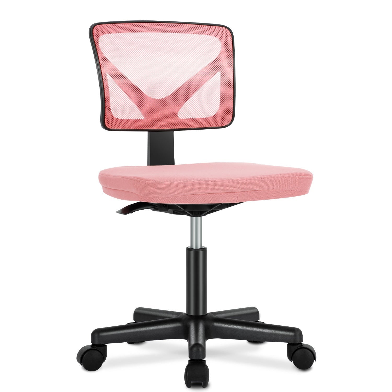 Armless Pink Desk Chair-American Furniture Outlet