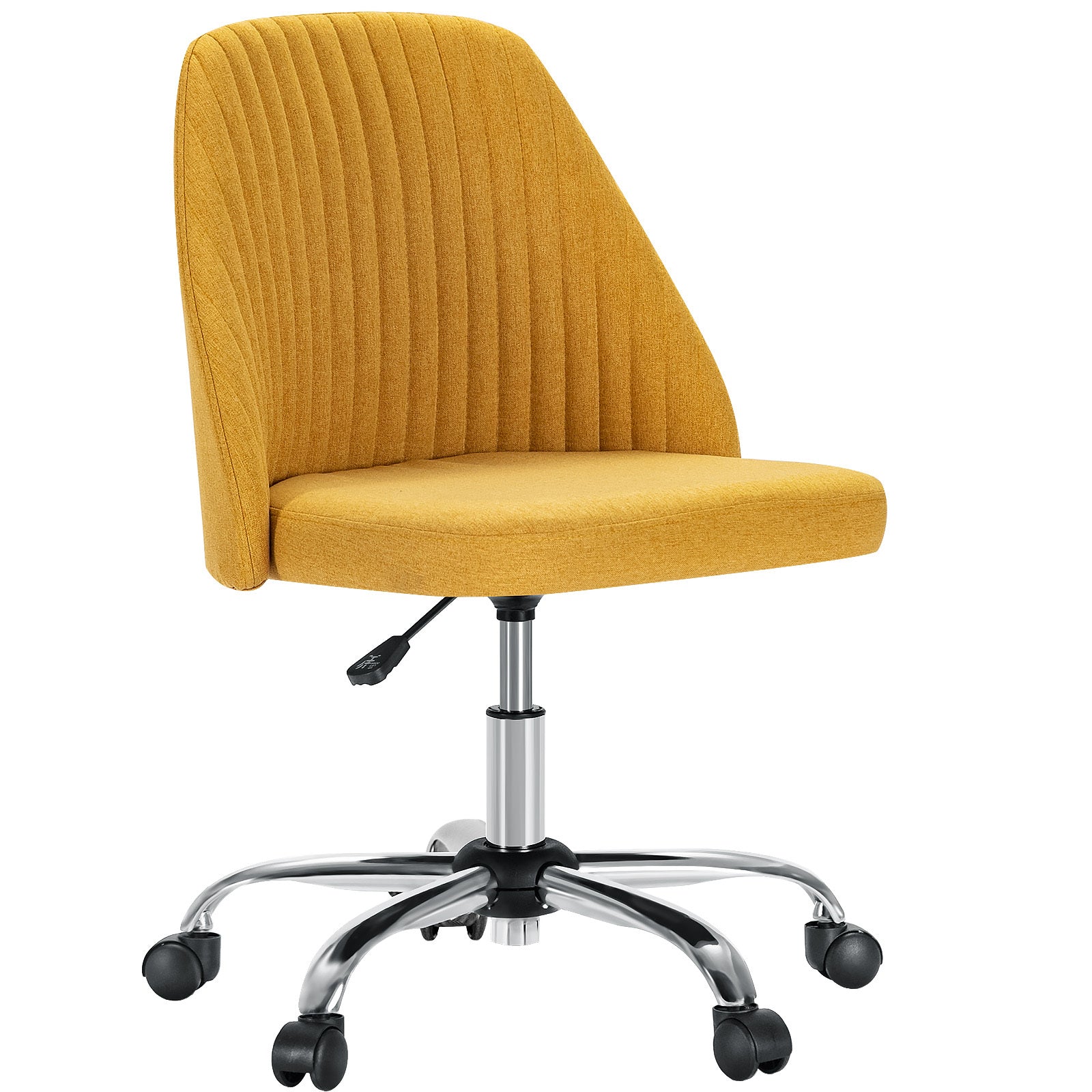 Armless Yellow Office Chair-American Furniture Outlet