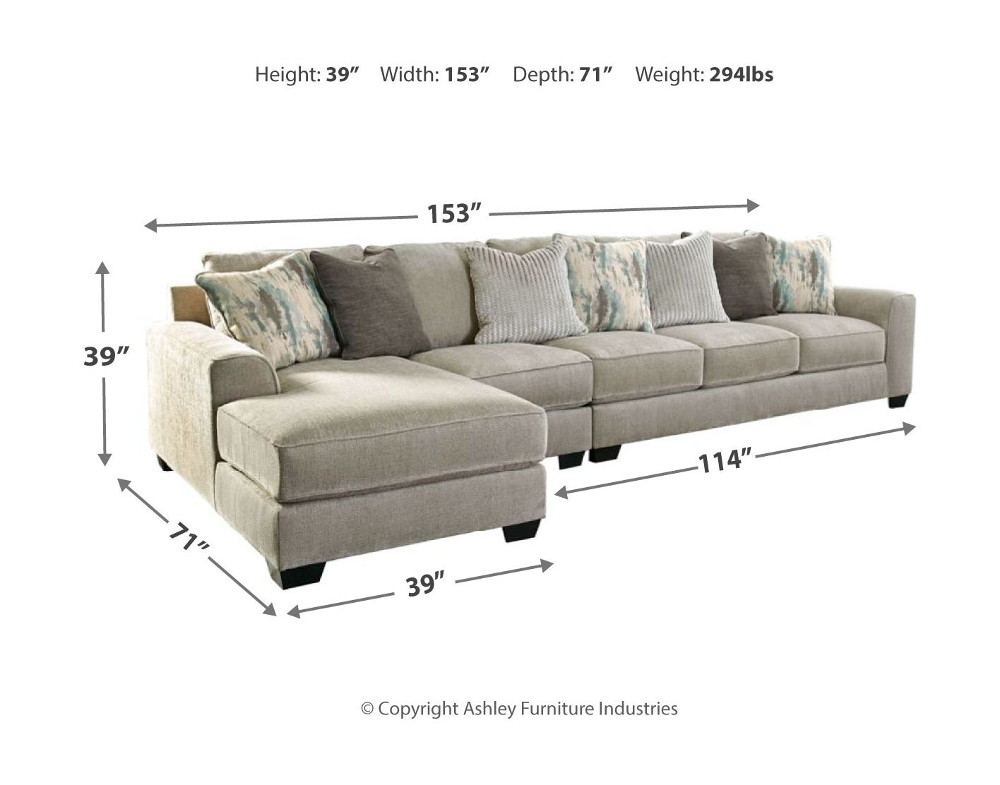 Ashley Ardsley Sectional-Benchcraft®-American Furniture Outlet