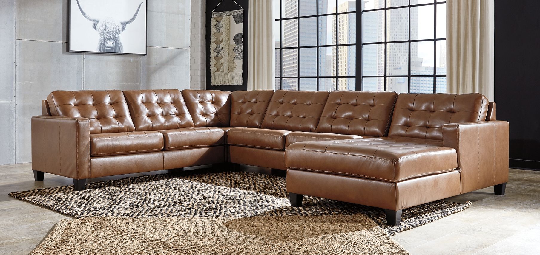 Ashley Baskove Sectional-Signature Design by Ashley®-American Furniture Outlet