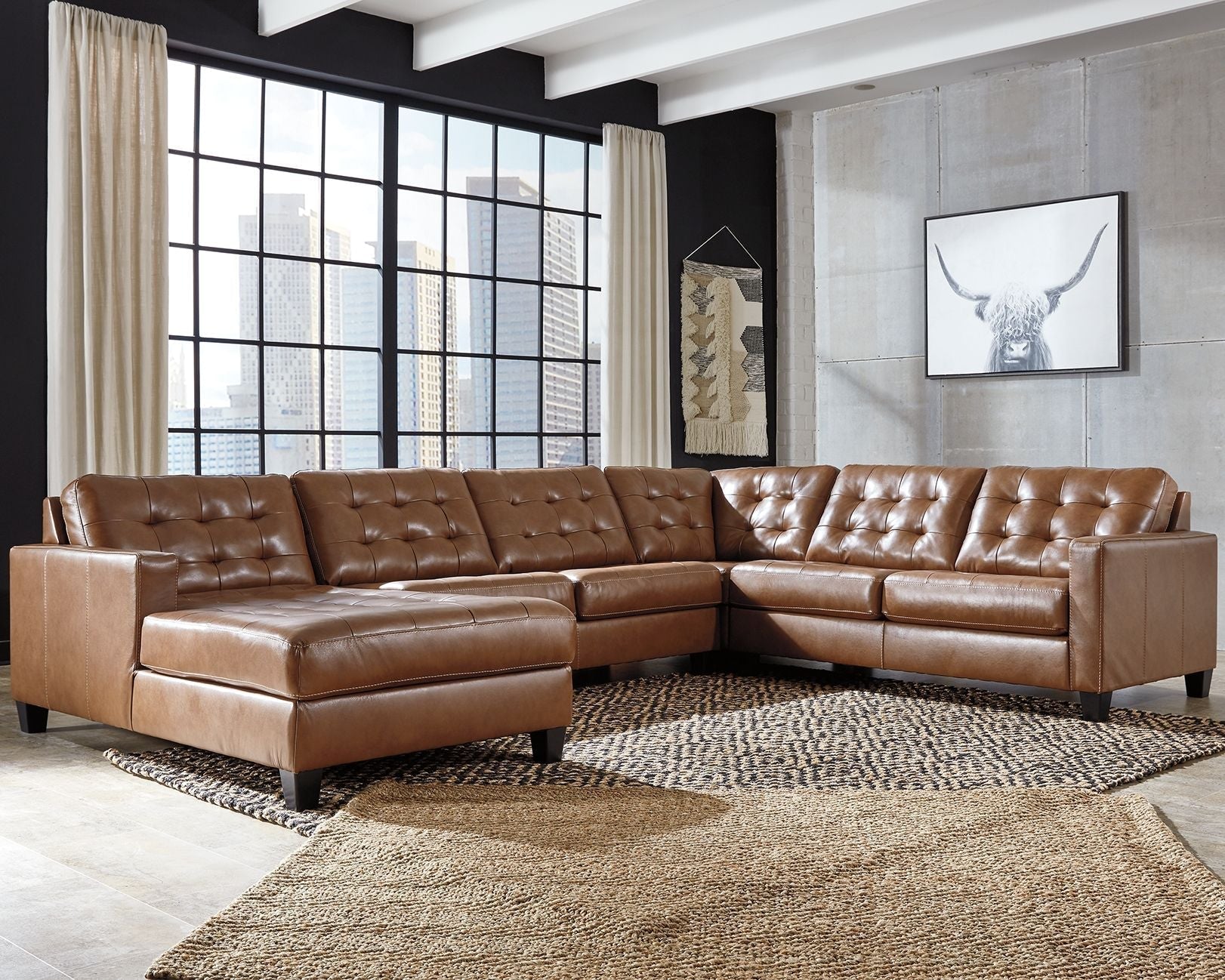 Ashley Baskove Sectional-Signature Design by Ashley®-American Furniture Outlet