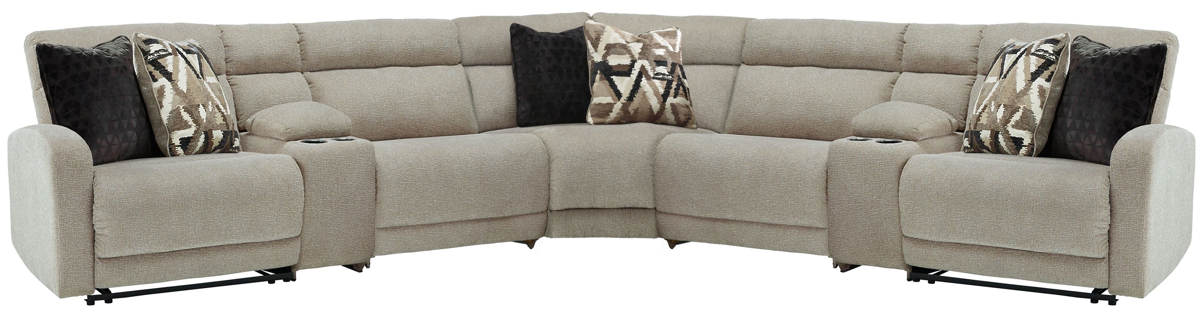 Ashley Colleyville Power Reclining Sectional-Signature Design by Ashley®-American Furniture Outlet