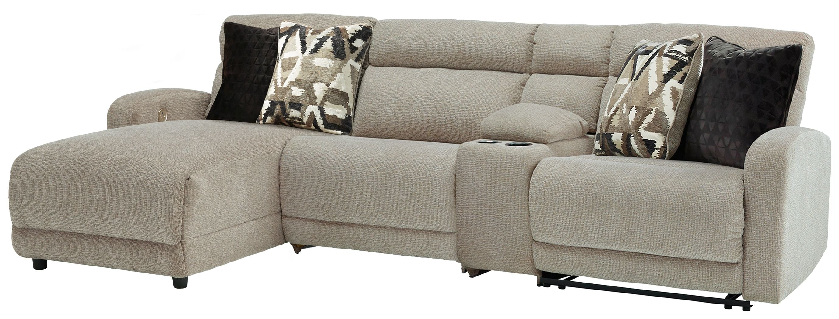 Ashley Colleyville Power Reclining Sectional-Signature Design by Ashley®-American Furniture Outlet