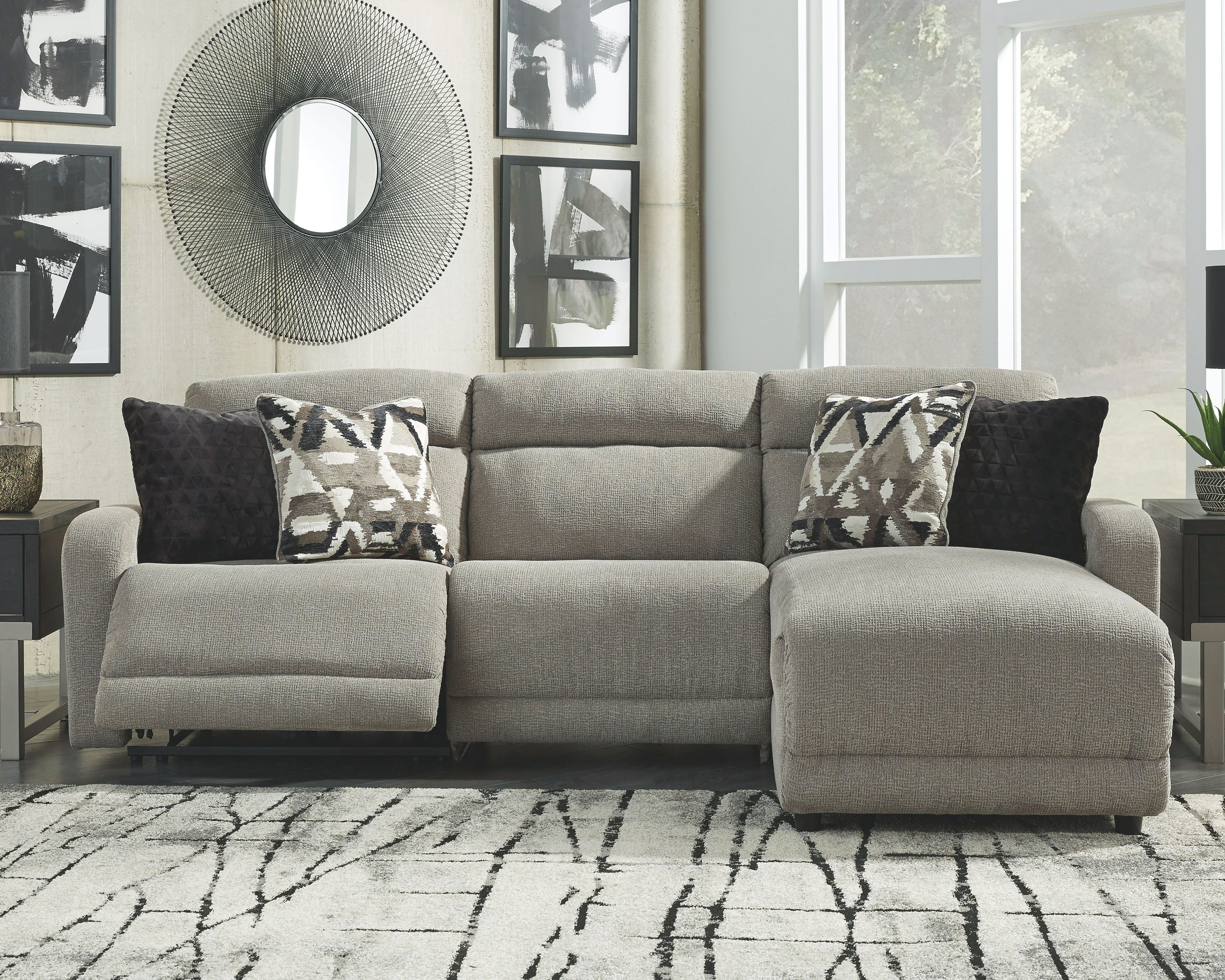 Ashley Colleyville Power Reclining Sectional-Signature Design by Ashley®-American Furniture Outlet