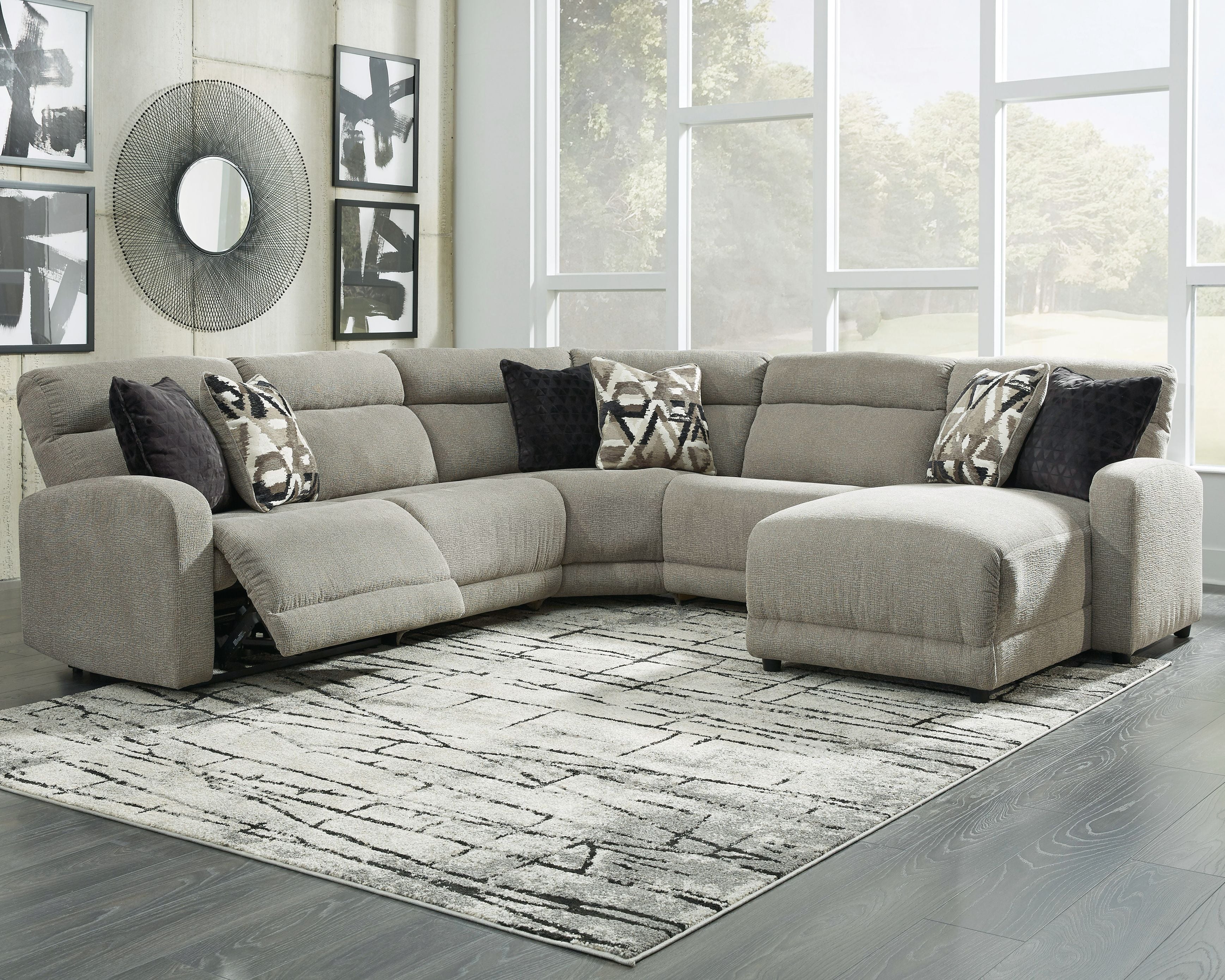 Ashley Colleyville Power Reclining Sectional-Signature Design by Ashley®-American Furniture Outlet