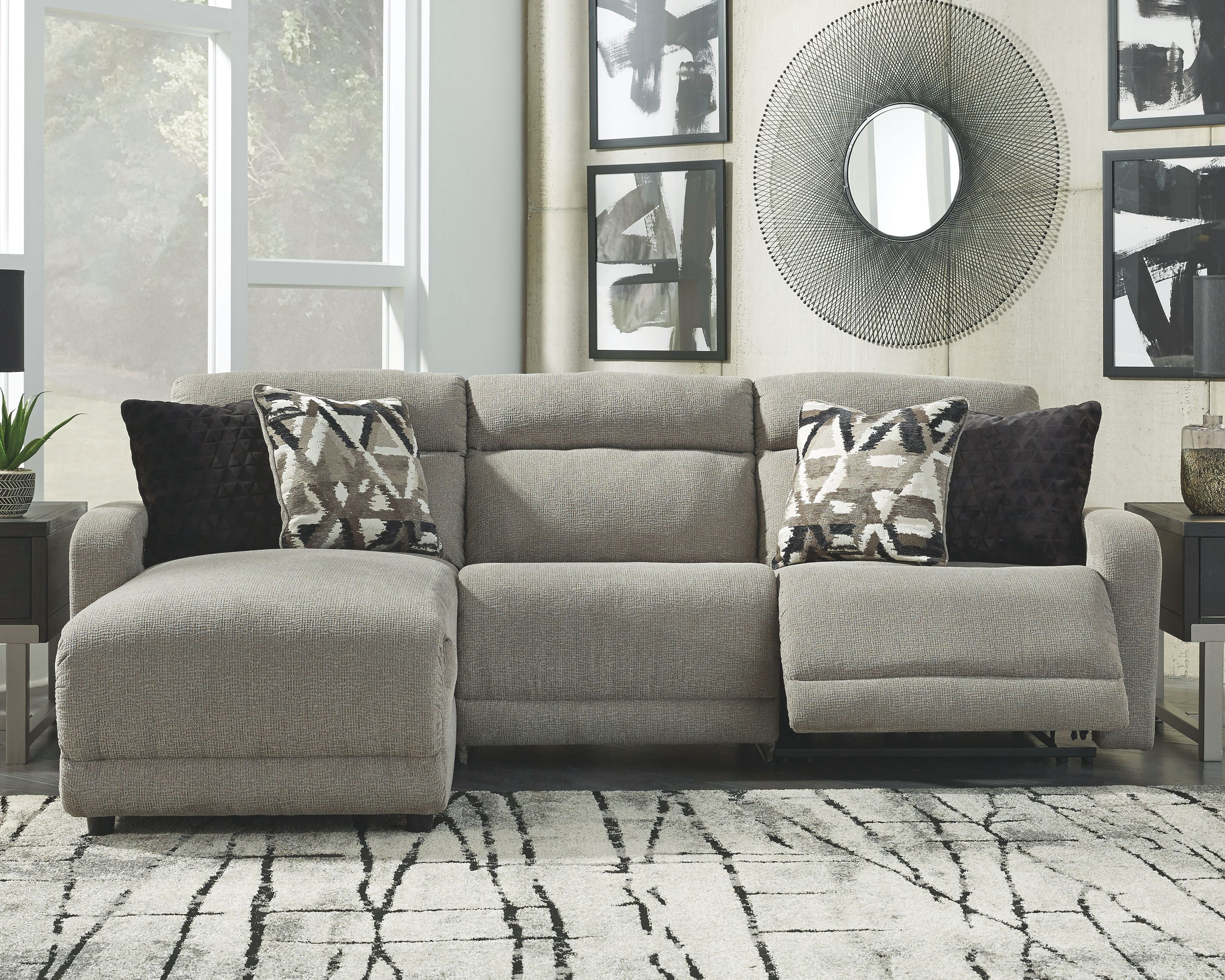 Ashley Colleyville Power Reclining Sectional-Signature Design by Ashley®-American Furniture Outlet